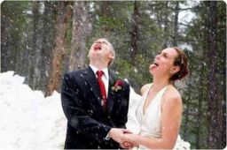 Смешное свадебное фото